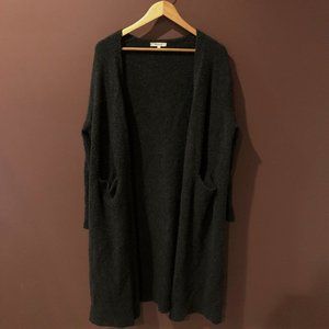 Madewell Long Duster Cardigan Grey